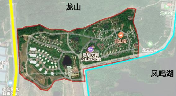 蕪湖龍山房車(chē)營(yíng)地平面圖 蕪湖龍山房車(chē)營(yíng)地平面圖