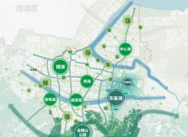 越城區(qū)公園體系規(guī)劃圖